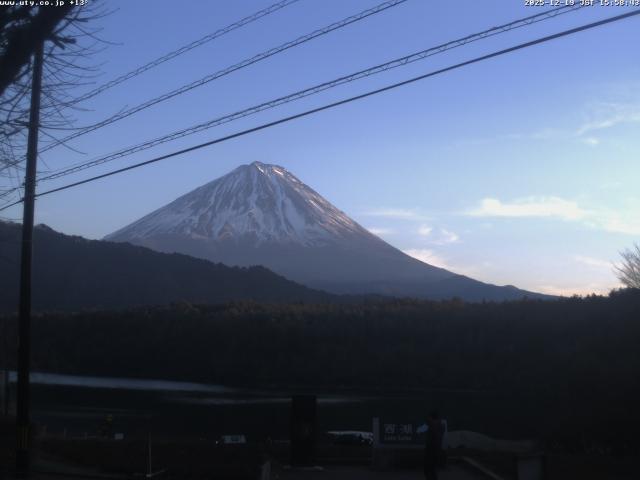 西湖からの富士山