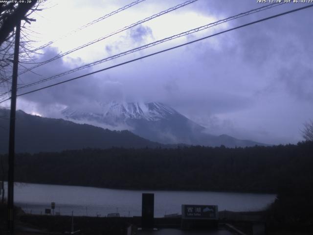西湖からの富士山