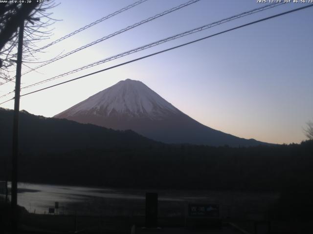 西湖からの富士山