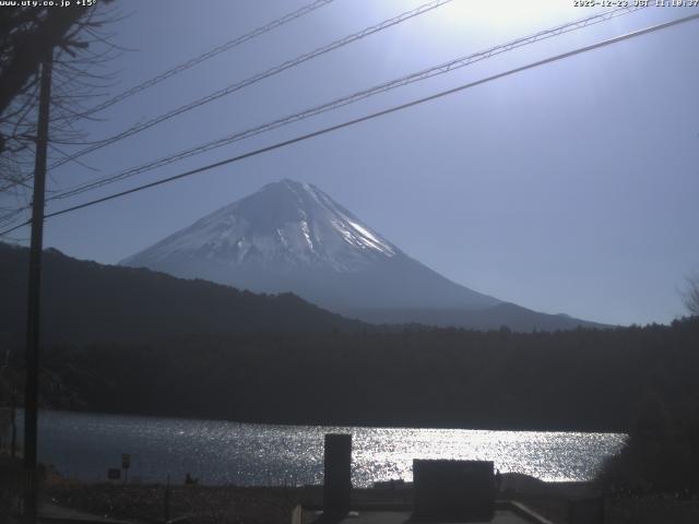 西湖からの富士山