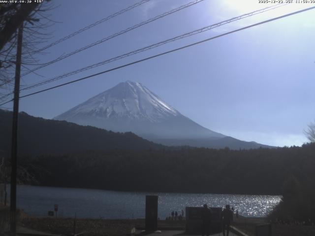 西湖からの富士山