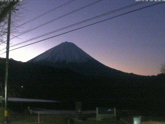 西湖からの富士山