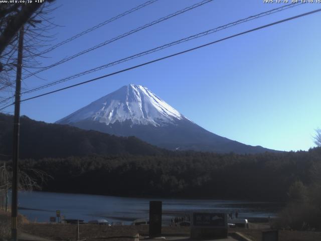 西湖からの富士山