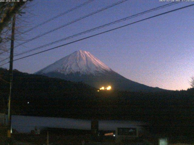 西湖からの富士山