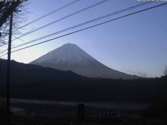 西湖からの富士山