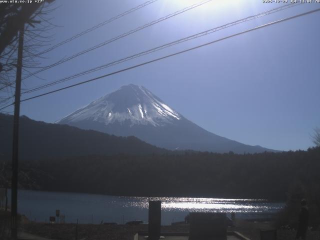西湖からの富士山