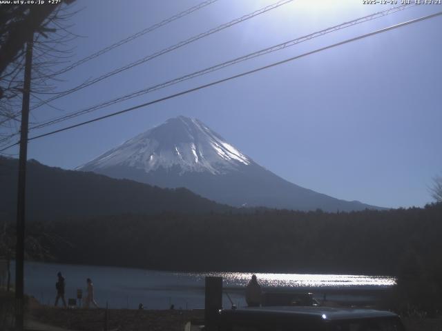 西湖からの富士山