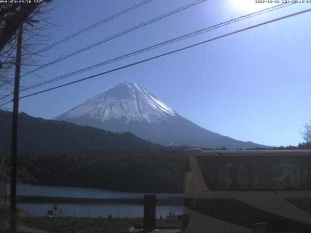 西湖からの富士山