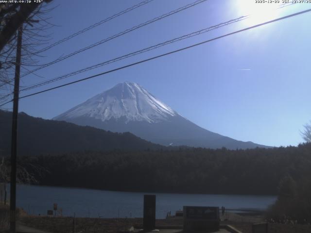 西湖からの富士山