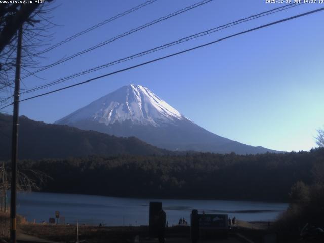 西湖からの富士山