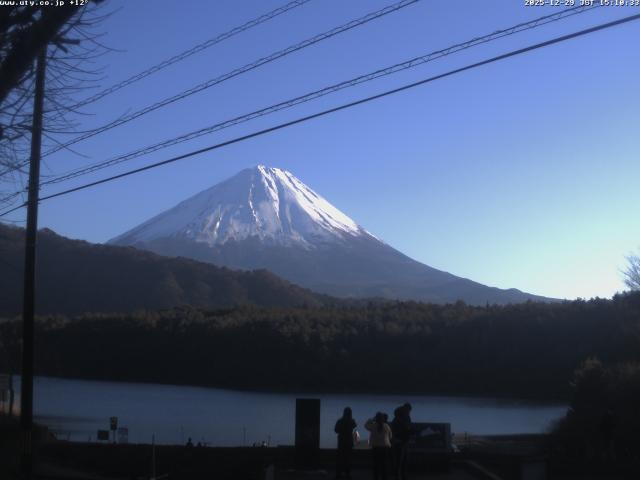 西湖からの富士山