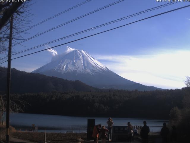 西湖からの富士山
