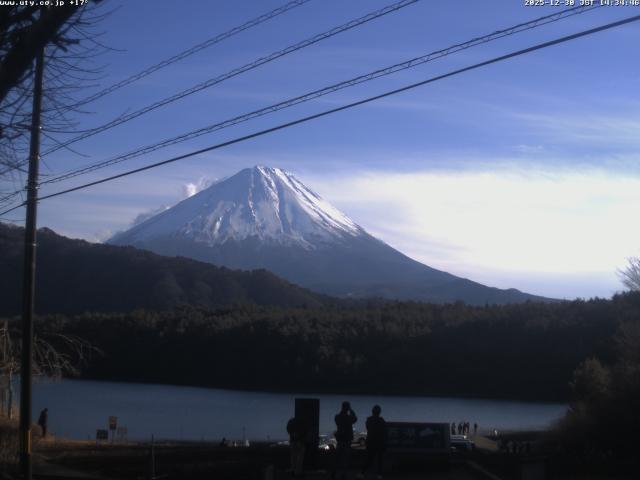 西湖からの富士山