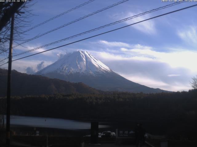 西湖からの富士山