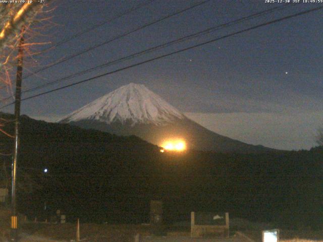西湖からの富士山