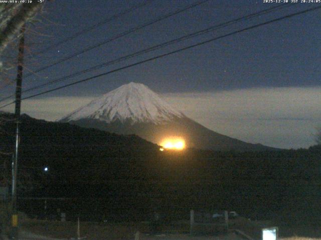 西湖からの富士山