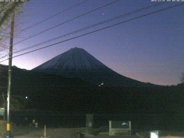 西湖からの富士山
