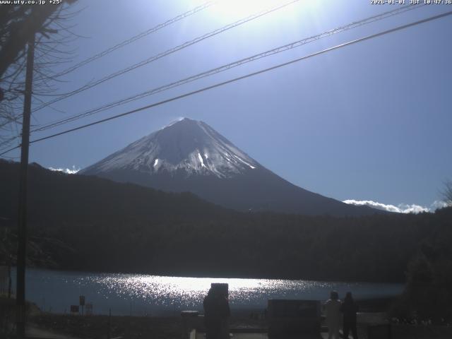 西湖からの富士山