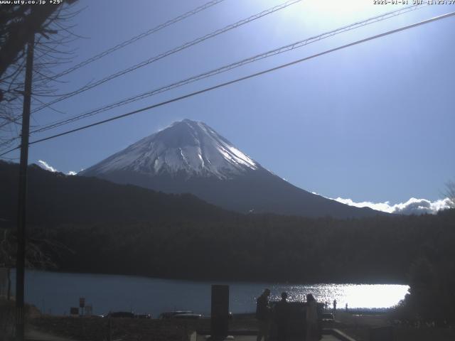 西湖からの富士山