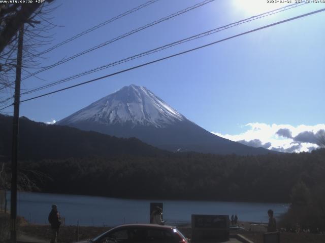 西湖からの富士山