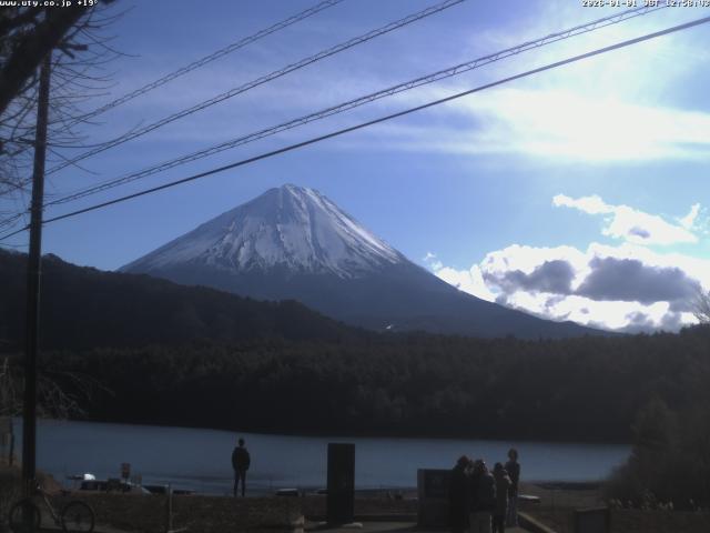 西湖からの富士山