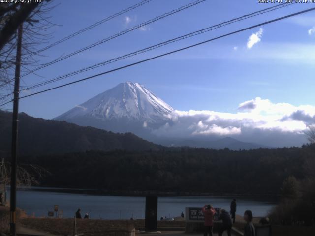 西湖からの富士山
