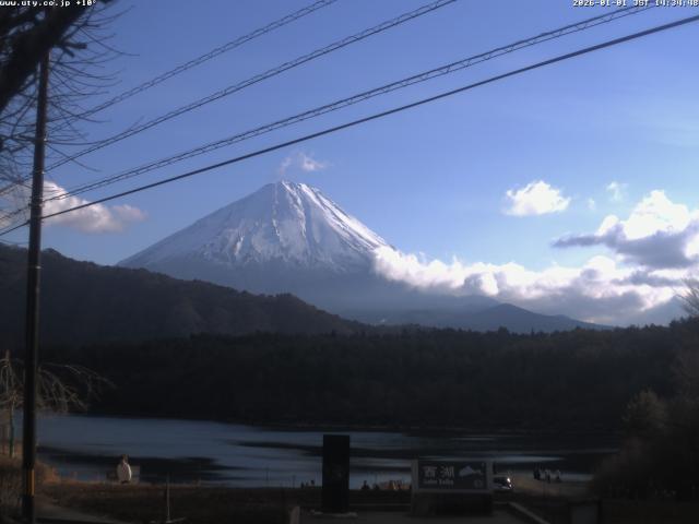 西湖からの富士山