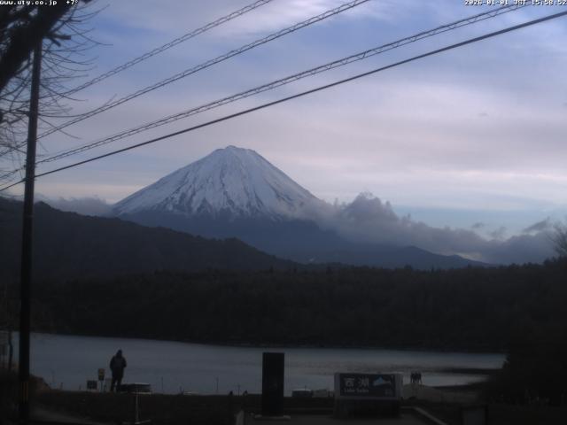 西湖からの富士山