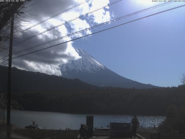 西湖からの富士山