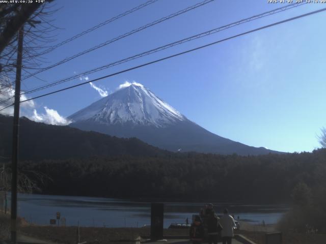 西湖からの富士山