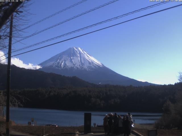西湖からの富士山