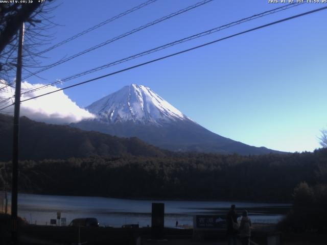 西湖からの富士山