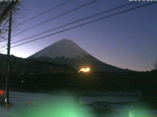 西湖からの富士山