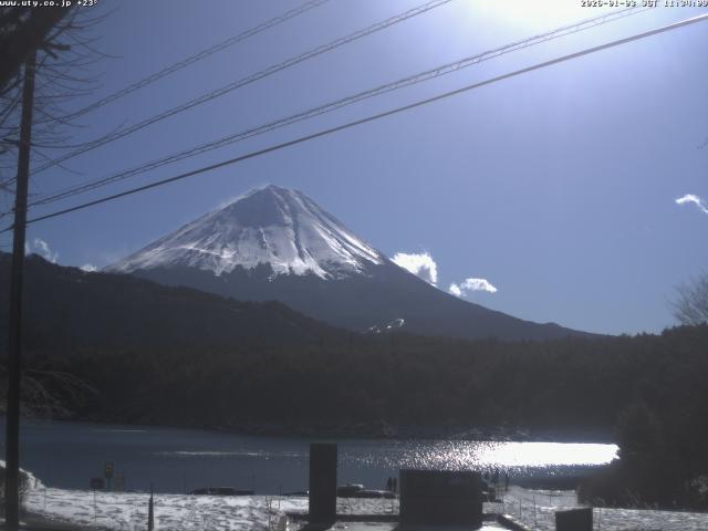 西湖からの富士山