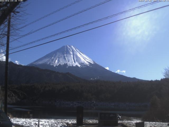 西湖からの富士山