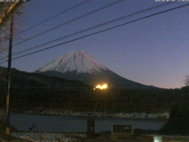 西湖からの富士山