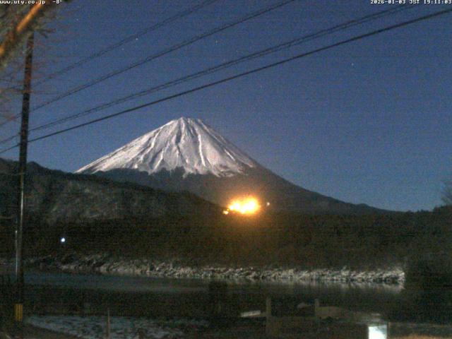 西湖からの富士山