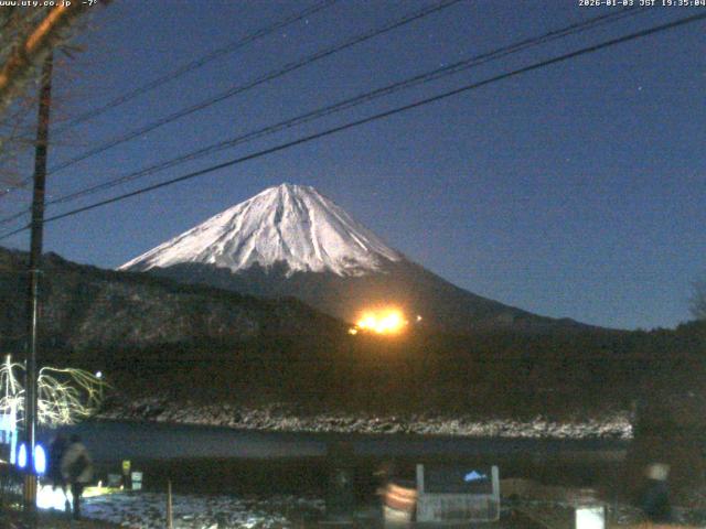西湖からの富士山