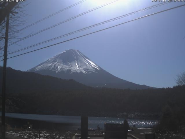 西湖からの富士山