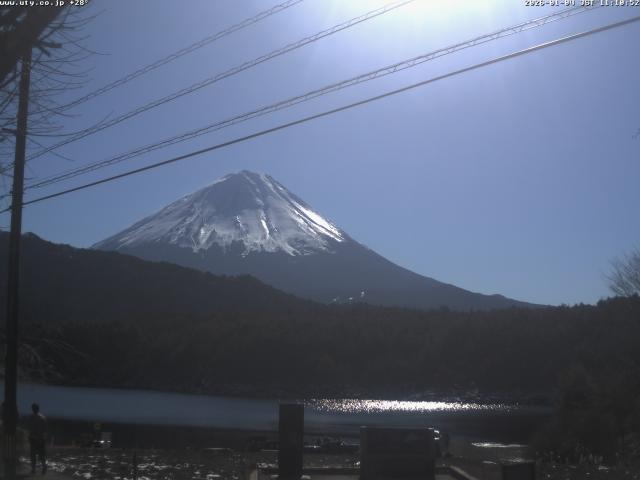 西湖からの富士山