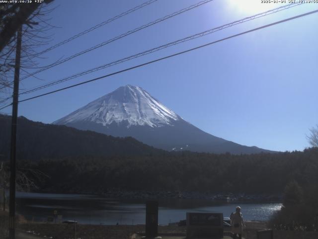 西湖からの富士山
