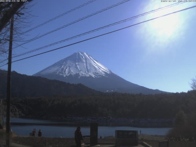 西湖からの富士山