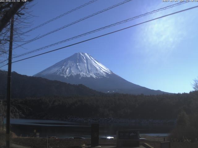 西湖からの富士山