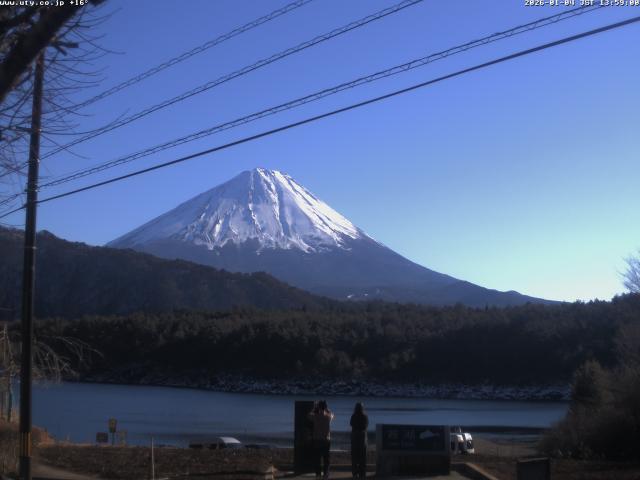 西湖からの富士山
