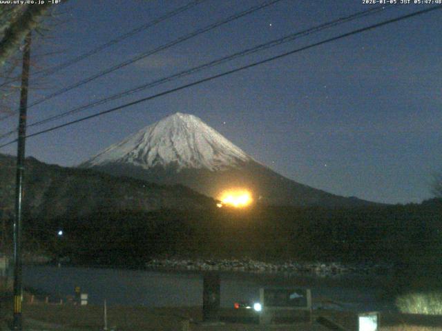 西湖からの富士山