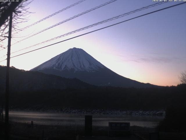 西湖からの富士山