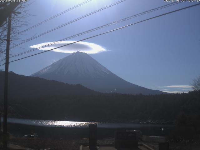西湖からの富士山