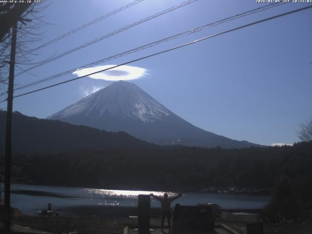 西湖からの富士山