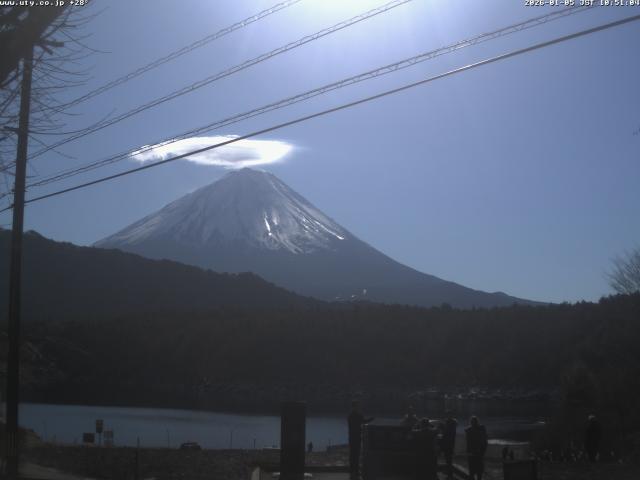西湖からの富士山