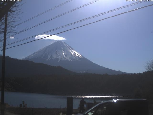 西湖からの富士山